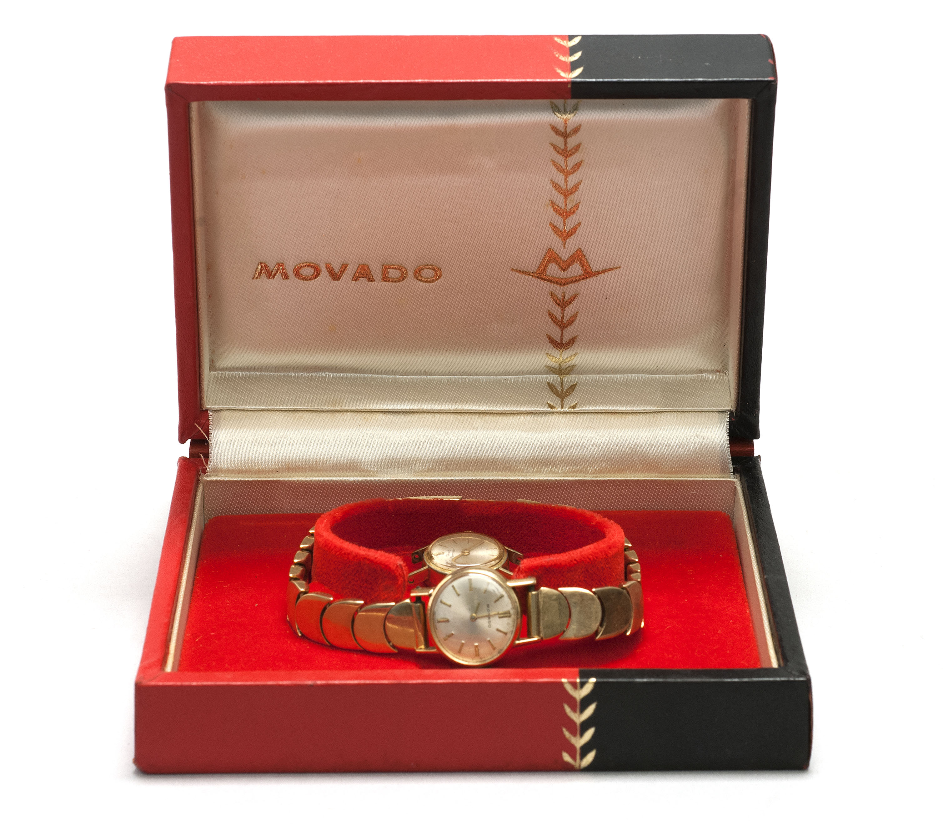 Appraisal: KT YELLOW GOLD LADY'S MOVADO WRIST WATCH AND BAND Together