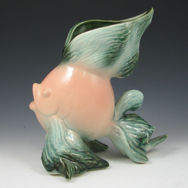 Appraisal: Hull Ebb Tide E- Angel Fish Vase - Mint Ebb