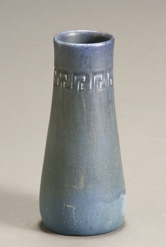 Appraisal: Rookwood Matte Glaze Vase Dated Having a tapering cylindrical body