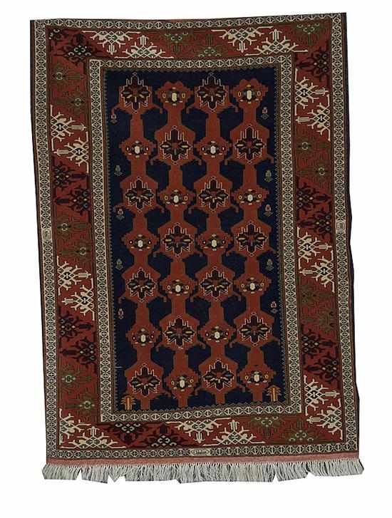 Appraisal: Old Bakhtiari carpet ' '' x ' '' Other Notes