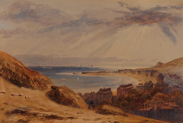 Appraisal: ALFRED VICKERS - A view of Marine Parade Dover from