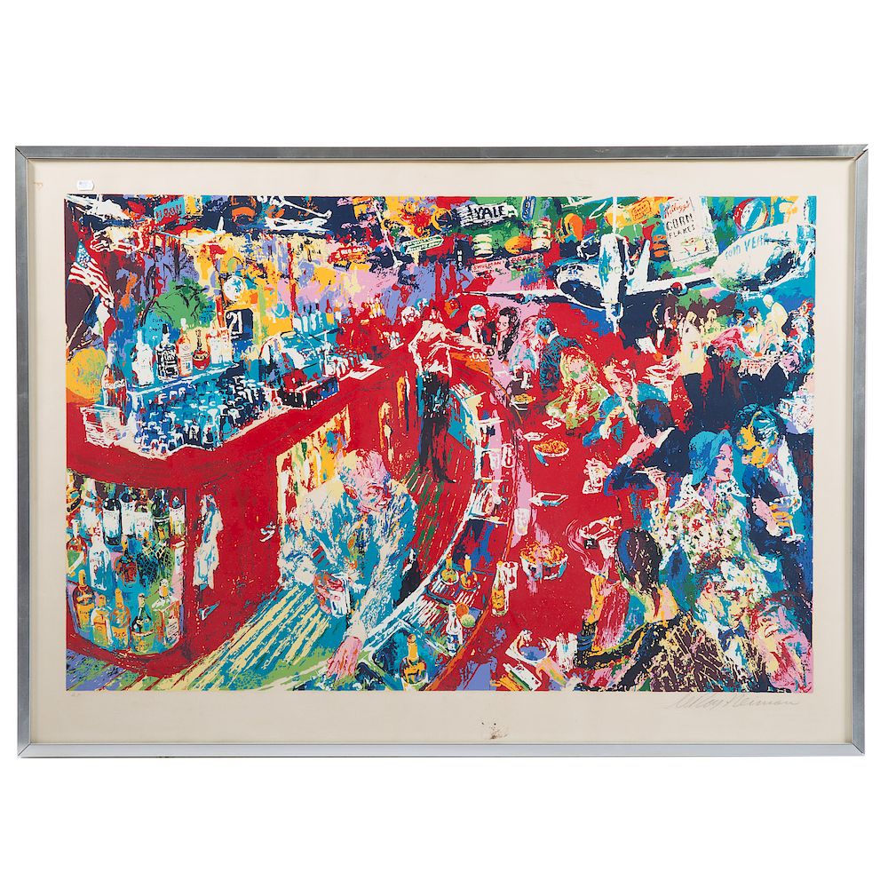 Appraisal: LeRoy Neiman Bar at American - color serigraph artist proof