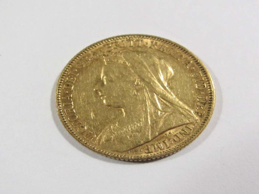 Appraisal: Old Queen Victoria head sovereign dated