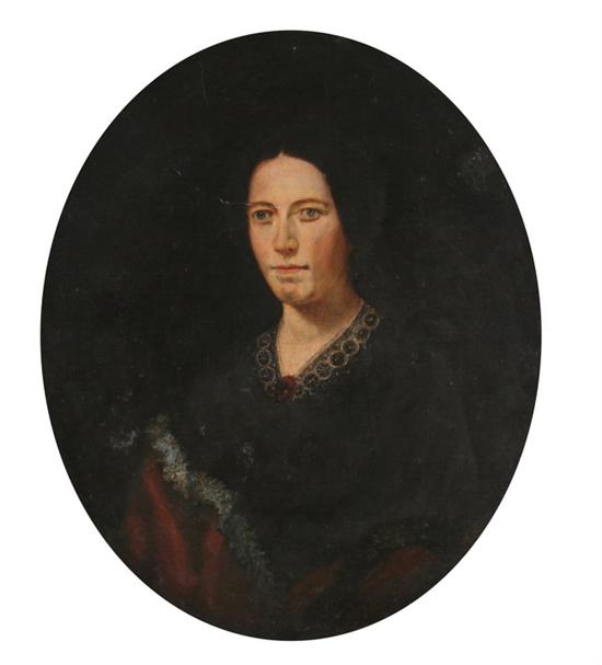 Appraisal: AMERICAN SCHOOL th century PORTRAIT OF T T BOLTON-SMITH MRS