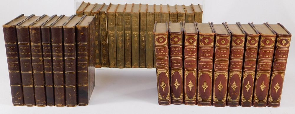 Appraisal: Tennyson O Henry Eliot Thackeray Book Group England United States