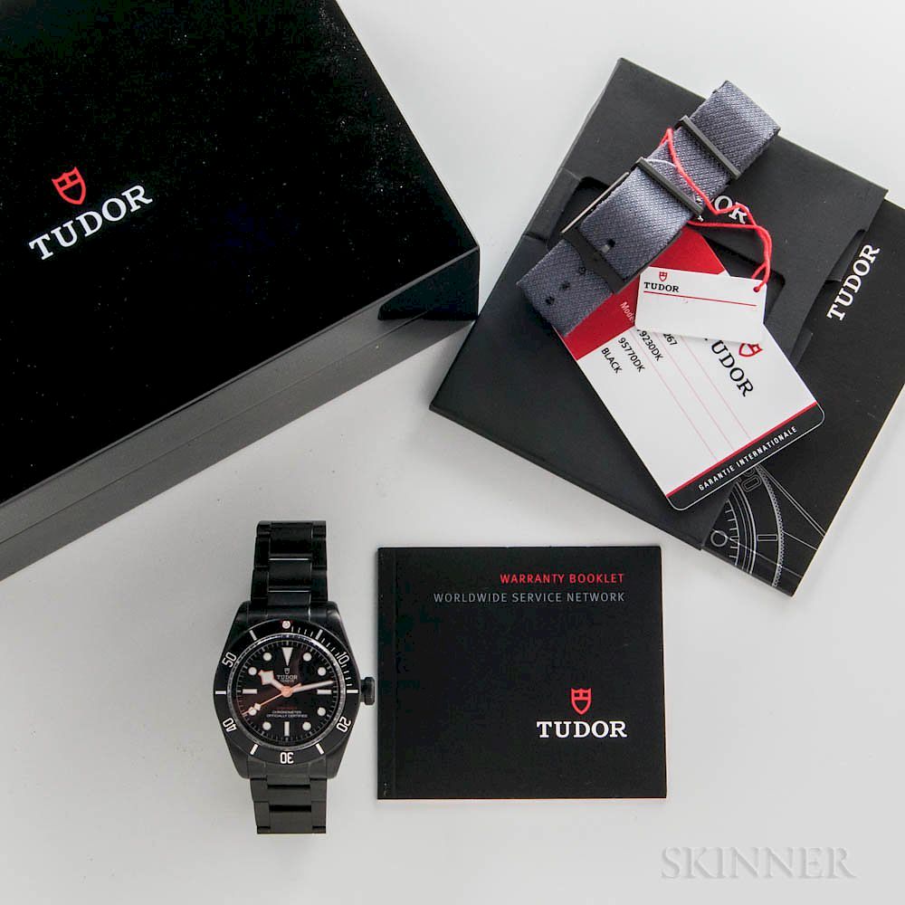 Appraisal: Tudor Heritage Black Bay Dark Reference Wristwatch Full Kit Tudor