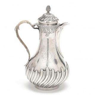 Appraisal: George III Silver Jug Cover London sponsor's mark RM RC