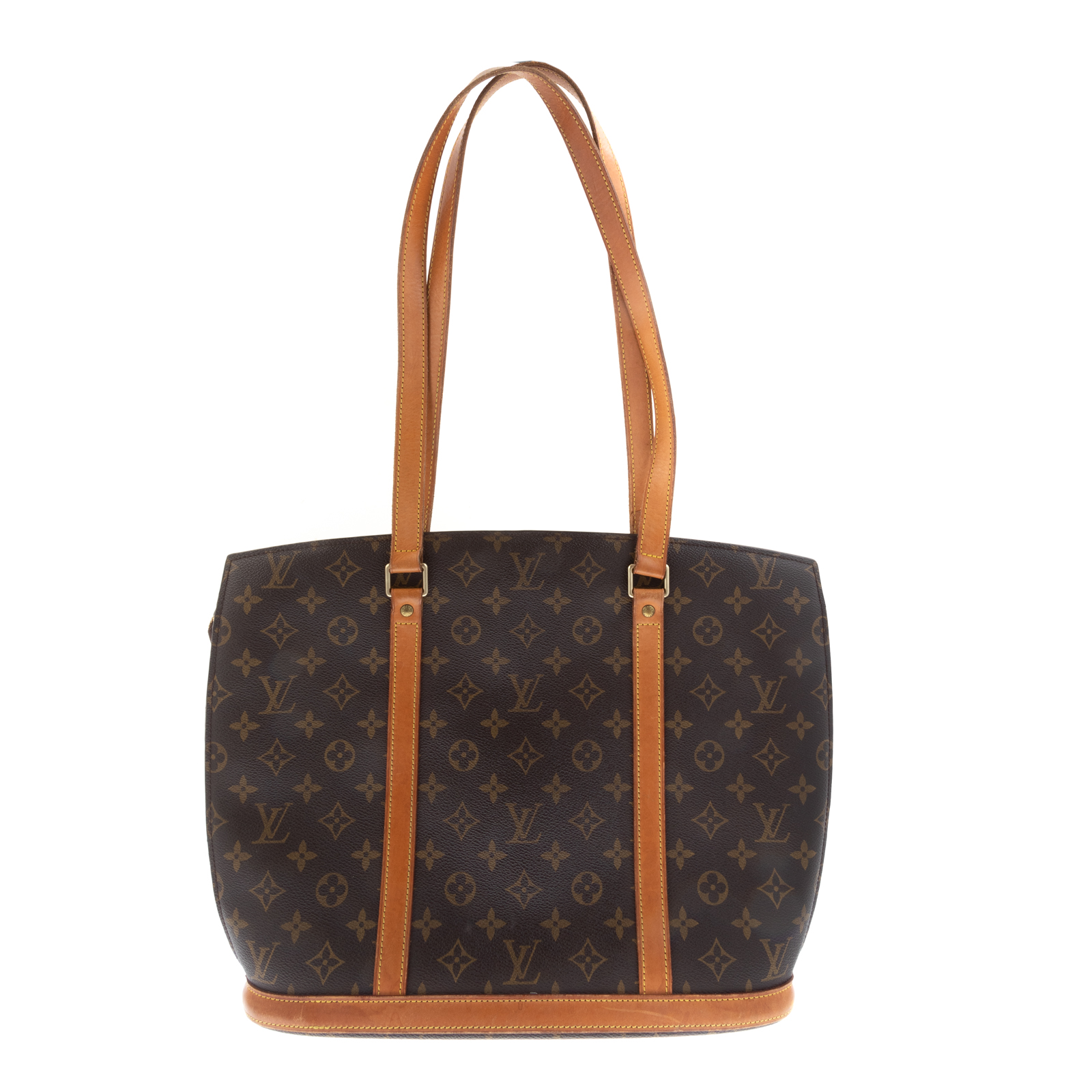 Appraisal: A MONOGRAM LOUIS VUITTON BABYLONE A brown and tan Monogram