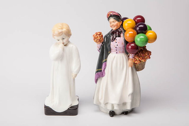 Appraisal: FIVE ROYAL DOULTON PORCELAIN FIGURINES to include HN HN and