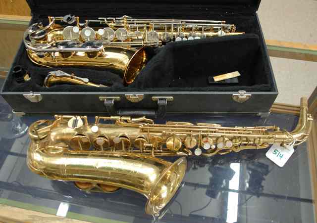 Appraisal: TWO ALTO SAXOPHONES BY LEBLANC AND PAUL GERARD Leblanc ''Vito''