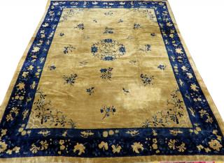 Appraisal: CHINESE ANTIQUE WOOL CARPET CHINESE ANTIQUE WOOL CARPET X A