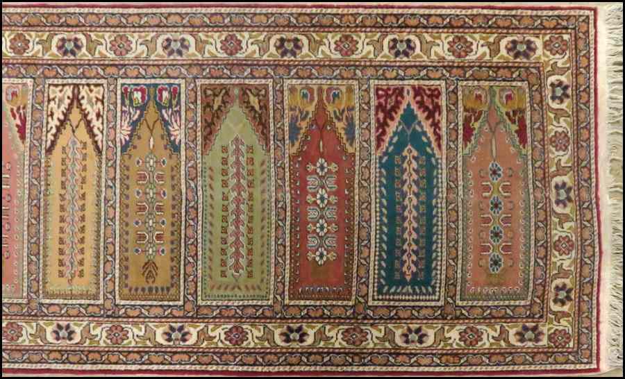 Appraisal: PERSIAN WOOL RUNNER ' '' x ' '' Condition No