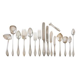 Appraisal: TOWLE MARY CHILTON STERLING SILVER FLATWARE Seventy-nine Includes dinner forks