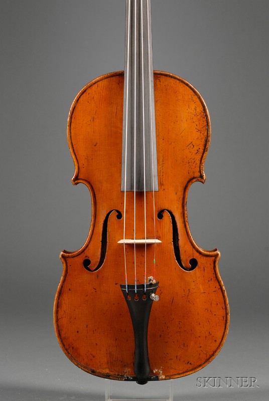 Appraisal: English Violin Thomas Kennedy London c labeled MADE BY THOMAS