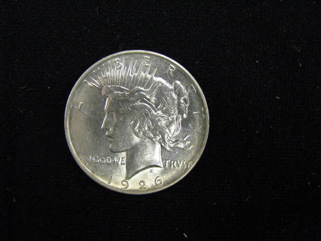 Appraisal: -D Peace Silver Dollar uncirculated