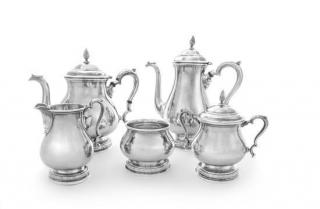 Appraisal: An American Silver Five-Piece Tea and Coffee Service International Silver