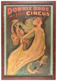 Appraisal: Downie Brothers Big Ring Circus N p ca s Color