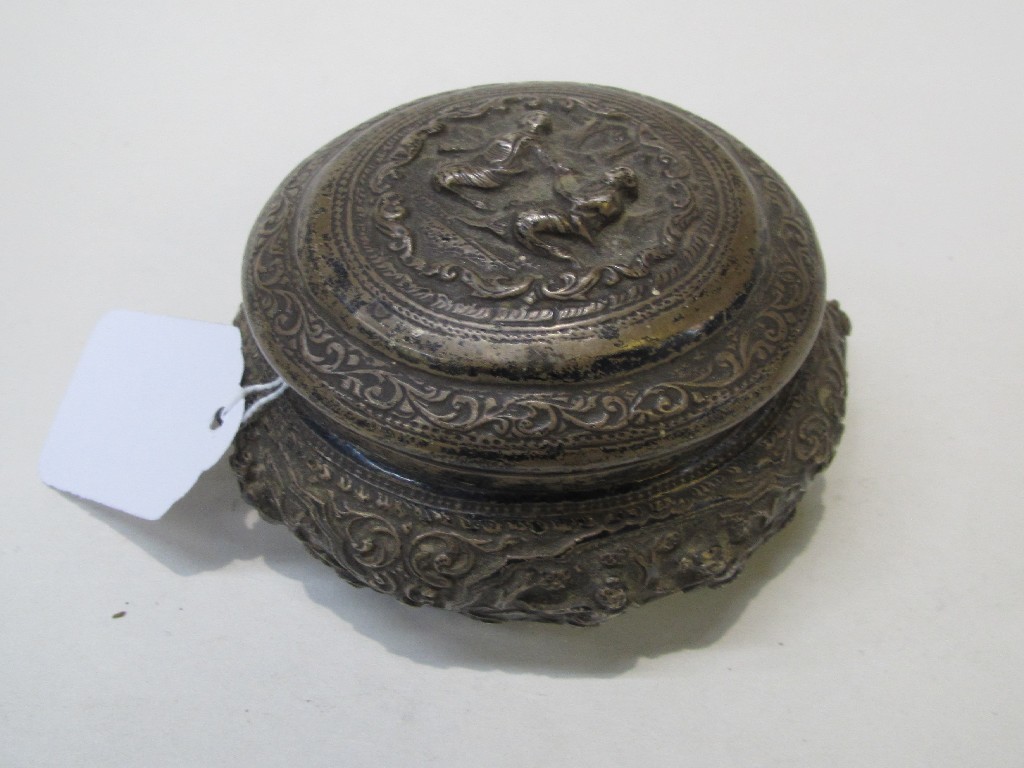 Appraisal: Eastern white metal box and cover