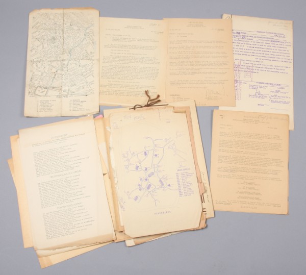 Appraisal: Archive group belonging to Master Sergeant James A Blanchard Archive