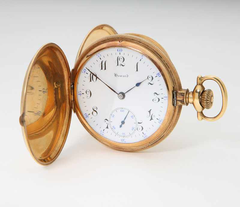 Appraisal: A K yellow gold E Howard Watch Co pocket watch