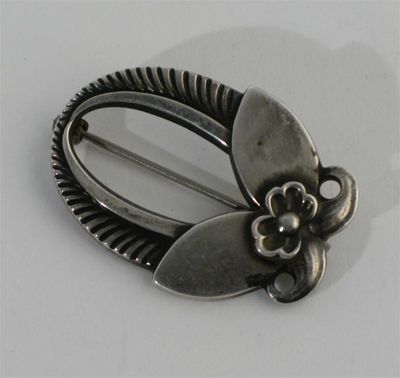 Appraisal: A Georg Jensen Bittersweet silver brooch model no designed by