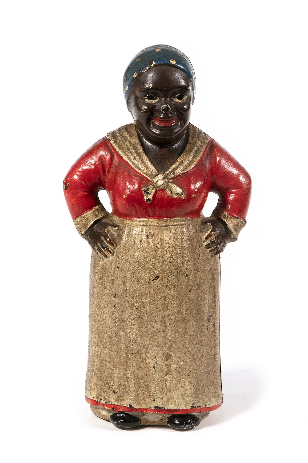 Appraisal: HUBLEY CAST IRON MAMMY STILL BANK Circa s Figural Bank