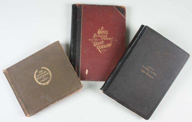 Appraisal: Three Rare Civil War Books The Century War Book People's