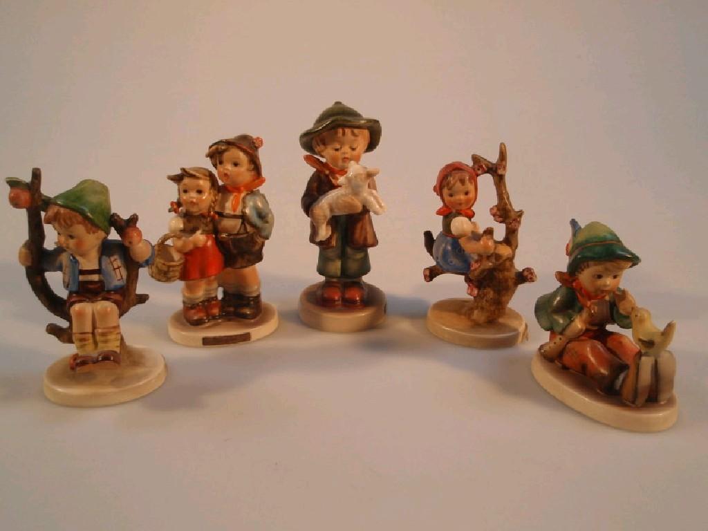 Appraisal: Five Hummel figures