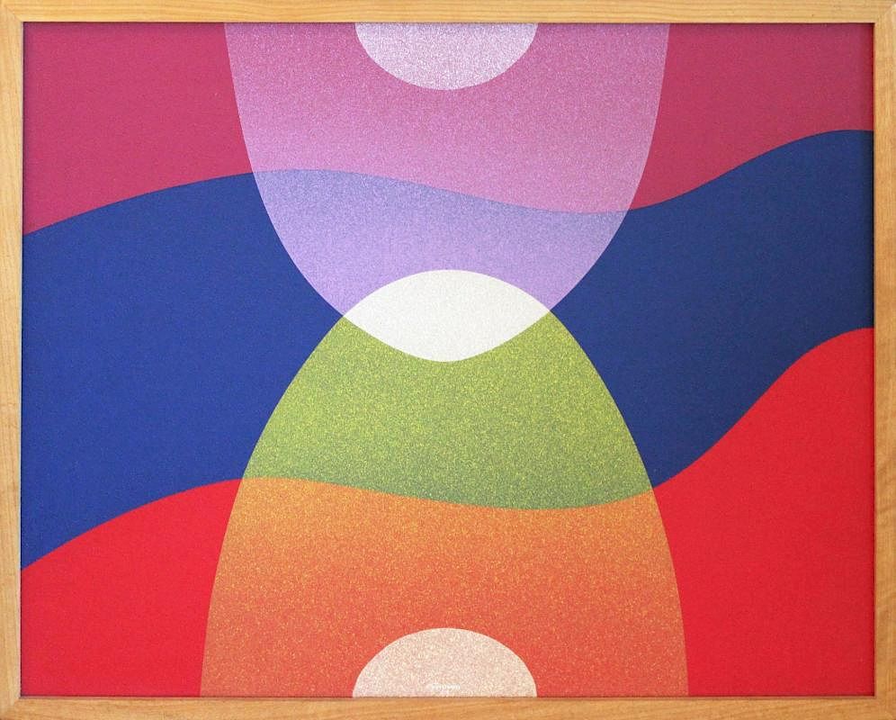 Appraisal: Raymond Jonson Polymer Raymond Jonson Polymer Polymer on panel in