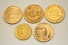 Appraisal: COINS - Lot of gold coins Afghanistan Amani Iran -