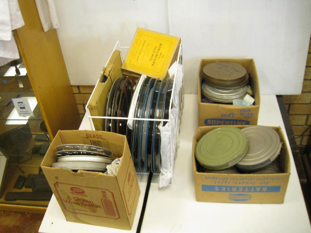 Appraisal: A collection of Cine Film some in original cans 's-