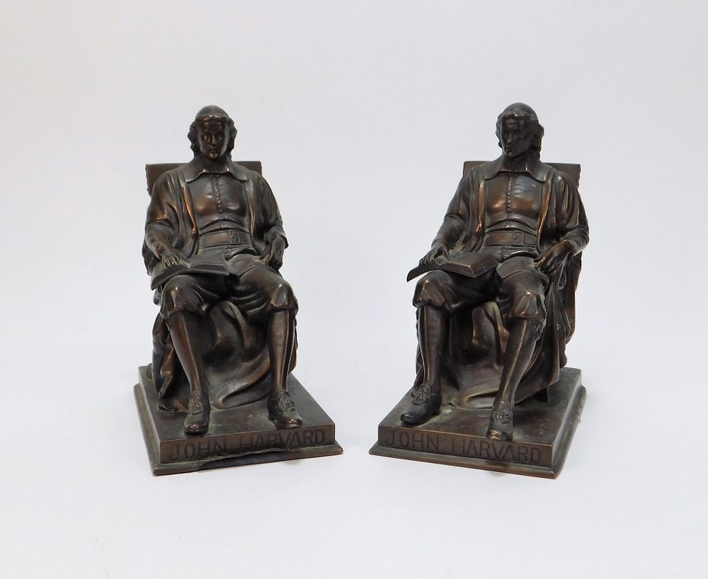 Appraisal: Daniel French Jennings Bros John Havard Bookends Daniel C French