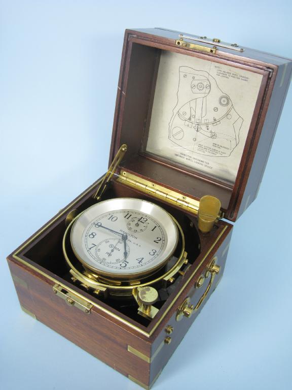 Appraisal: A Hamilton Marine Chronometer marked 'LANCASTER U S A '