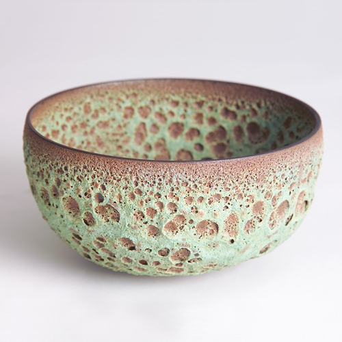 Appraisal: JAMES LOVERA Bowl with straight side covered in a fine