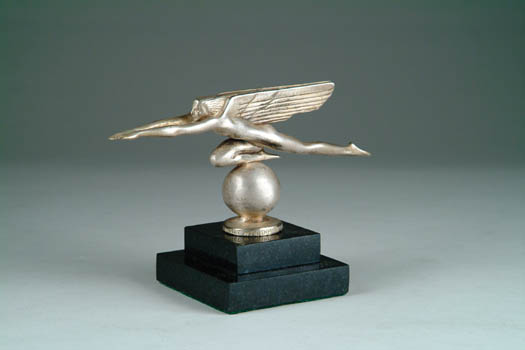 Appraisal: HARRIET WHITNEY FRISHMUTH American - SPEED Silvered bronze figure of