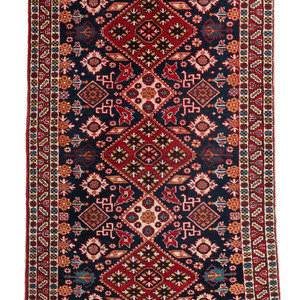 Appraisal: A Karaja Wool Rug Second Half th Century feet inches