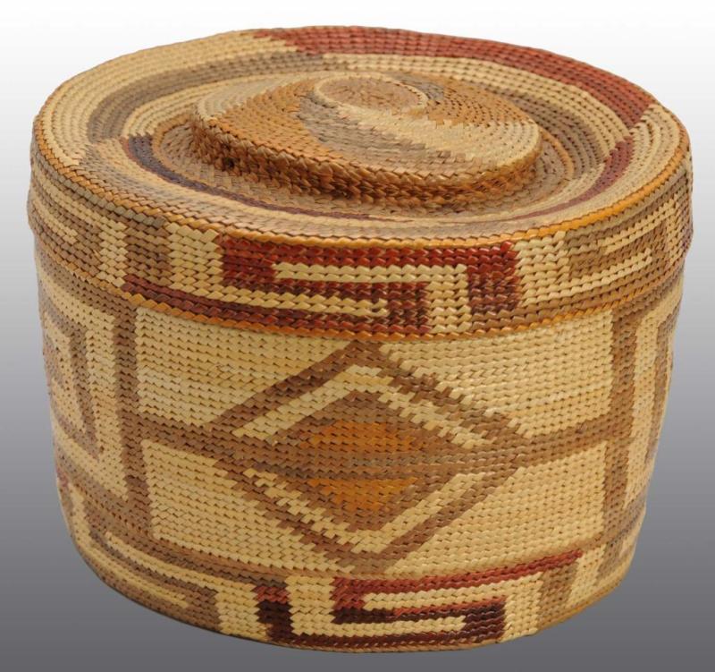 Appraisal: Native American Indian Tinglet Tribe Basket Description Washington state Finely