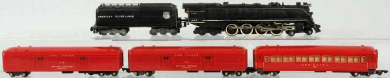 Appraisal: American Flyer S-Gauge Passenger Train Set American Includes no Challenger