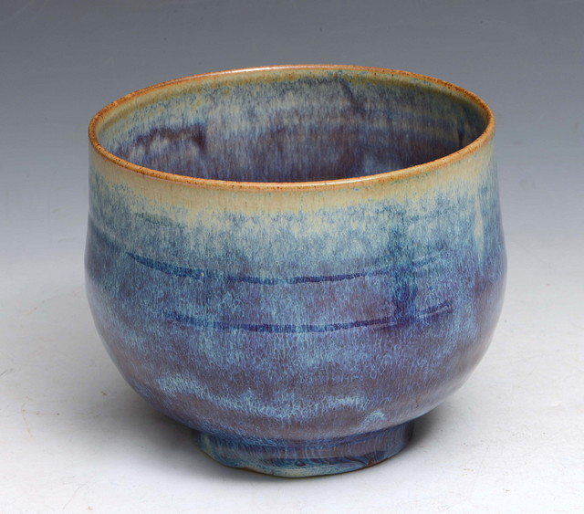 Appraisal: Janice Tchalenko British b Bowl high-fired reduced stonewarepainted initials and