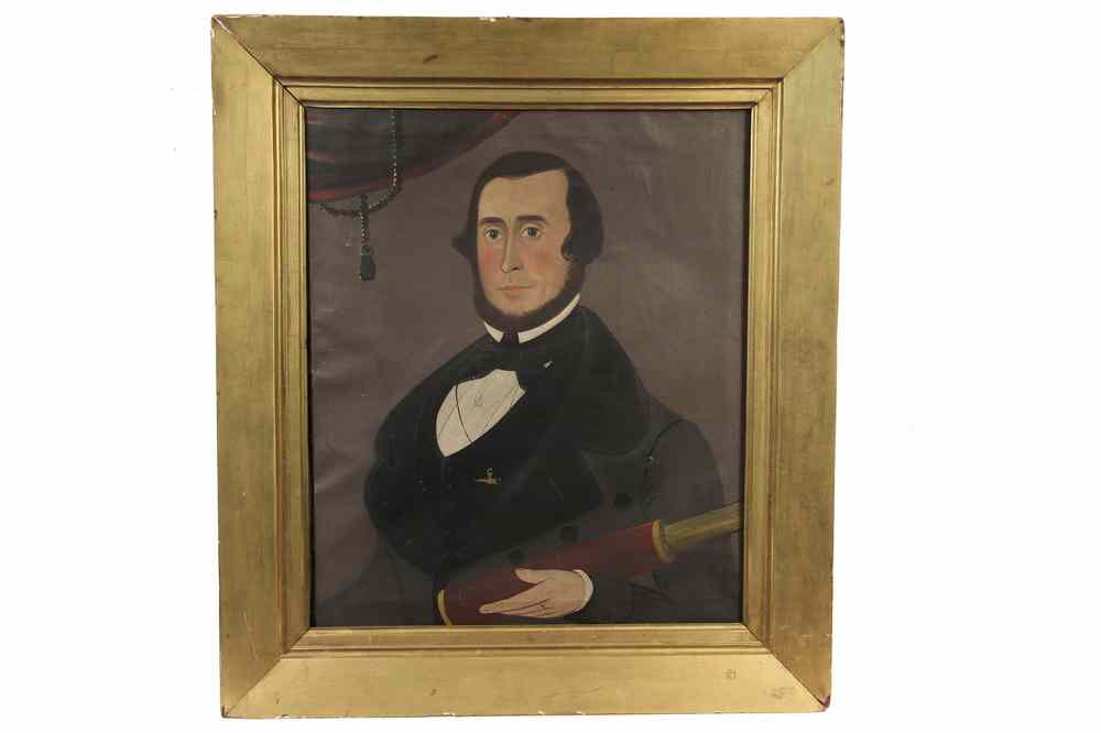 Appraisal: OOC - Portrait of Captain Rufus S Fales of Thomaston