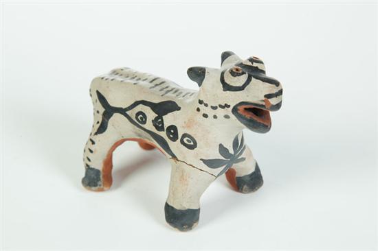 Appraisal: INDIAN EFFIGY FIGURE Cochiti late th-early th century earthenware Dog