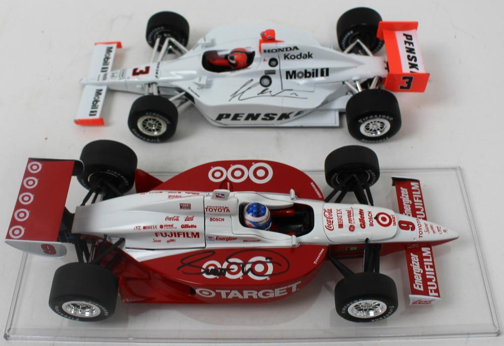 Appraisal: HELIO CASTRONEVES SCOTT DIXON AUTOGRAPHED DIECAST CARSHelio Castroneves Scott Dixon