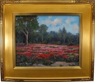 Appraisal: Alexander Dzigurski II California born painting of a wooded landscape