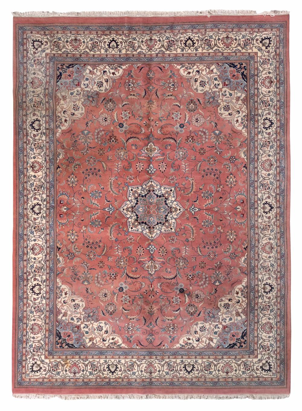 Appraisal: KESHAN DESIGN RUG X LAST HALF OF THE TH CENTURYKESHAN