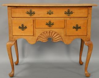 Appraisal: Queen Anne maple highboy base having one long drawer over