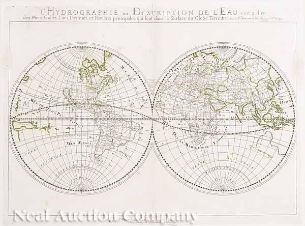 Appraisal: Nicholas Sanson French - Guillaume Sanson French d a group