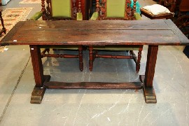 Appraisal: A th Century oak refectory table