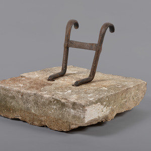 Appraisal: A Wrought Iron Bootscrape Kentucky First Half th Century Height