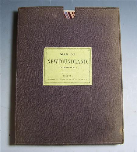 Appraisal: Murray Alexander Newfoundland London Edward Stanford x cm linen backed