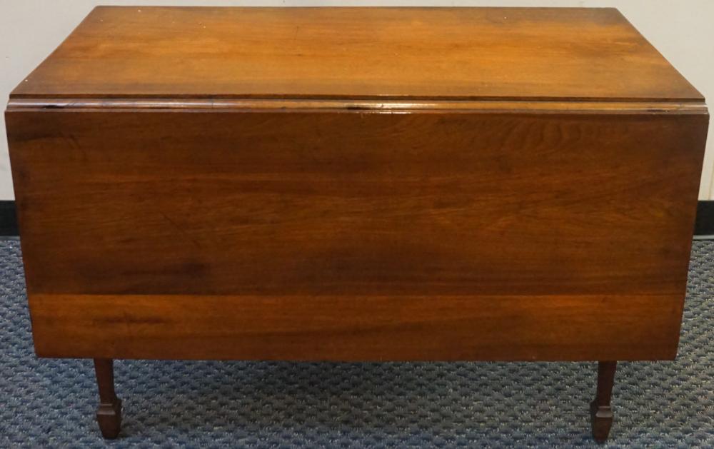 Appraisal: GEORGE III MAHOGANY DROP LEAF TABLE WHEN CLOSED X X